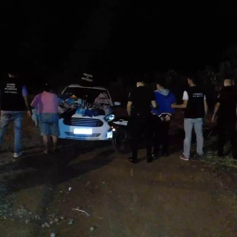 Detuvieron a una pareja investigada por robar en un local de San Vicente