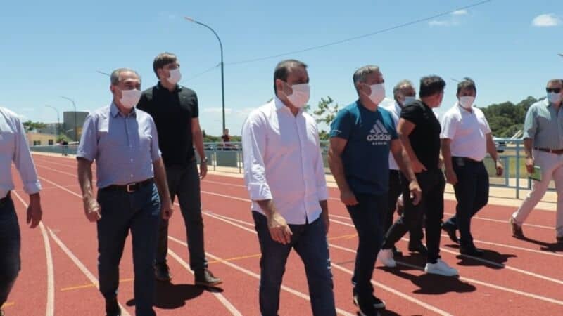 Herrera recorrió las instalaciones del Cepard junto a integrantes del Comité de las Olimpiadas Médicas