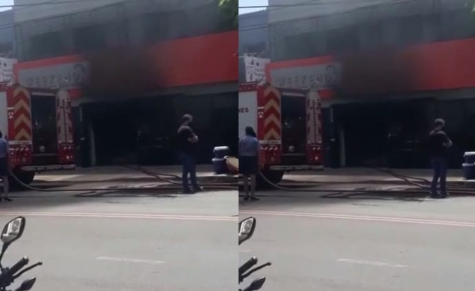 Posadas: se incendió un local de náutica y camping sobre avenida Uruguay