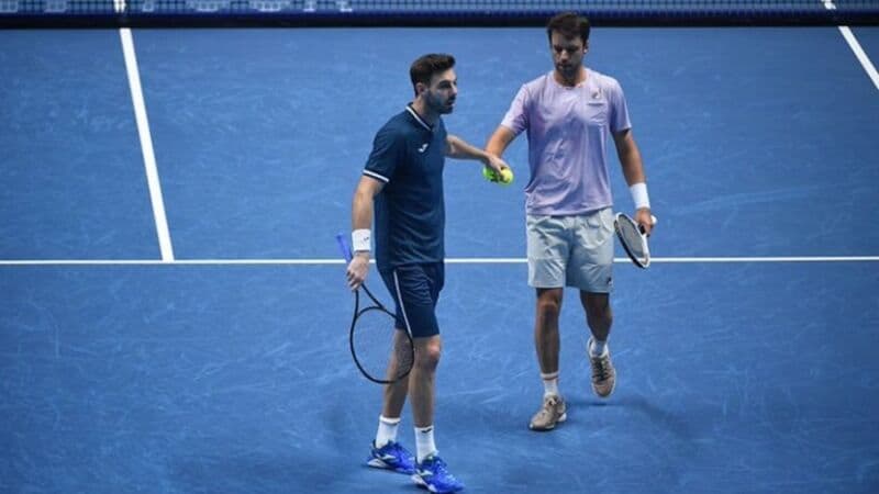 Zeballos fue eliminado en las semifinales de dobles en Australia