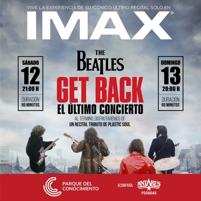La música de los Beatles y la literatura de Agatha Christie se adueñan de la pantalla del IMAX 2 4 - Flyer GET BACK - 3