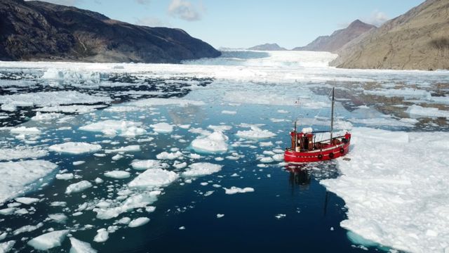 La capa de hielo de Groenlandia perdió 4,7 billones de toneladas en 20 años