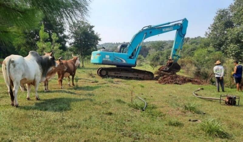 Vialidad Provincial ejecuta trabajos de excavación para mejorar el acceso al agua en áreas rurales 1 2 - Pozo 1 1 - 1
