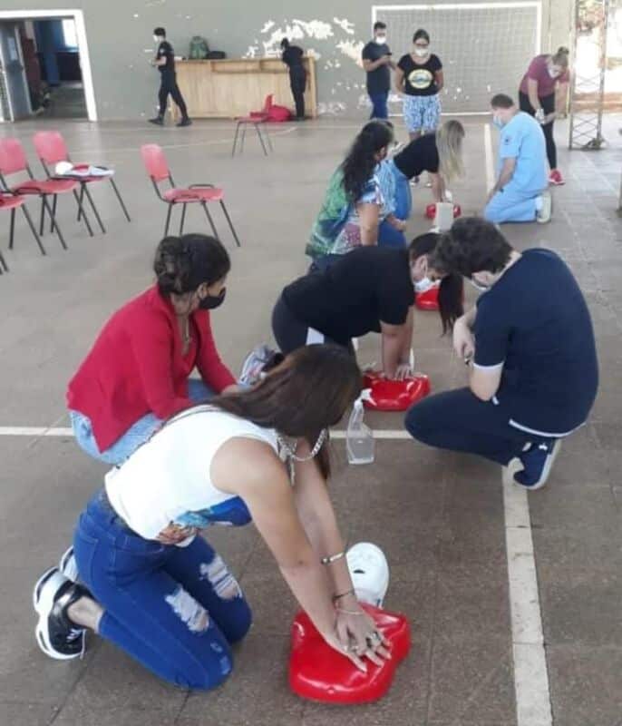 Realizaron jornadas de capacitación sobre RCP y Maniobra de Heimlich en Candelaria