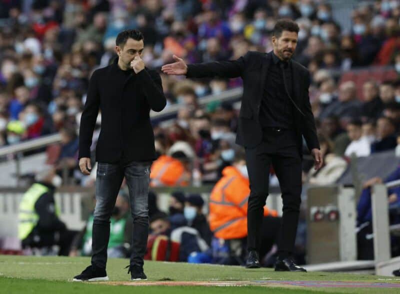 Después del picante cruce en la previa del Barcelona y el Atlético Madrid, Xavi le ganó a Simeone