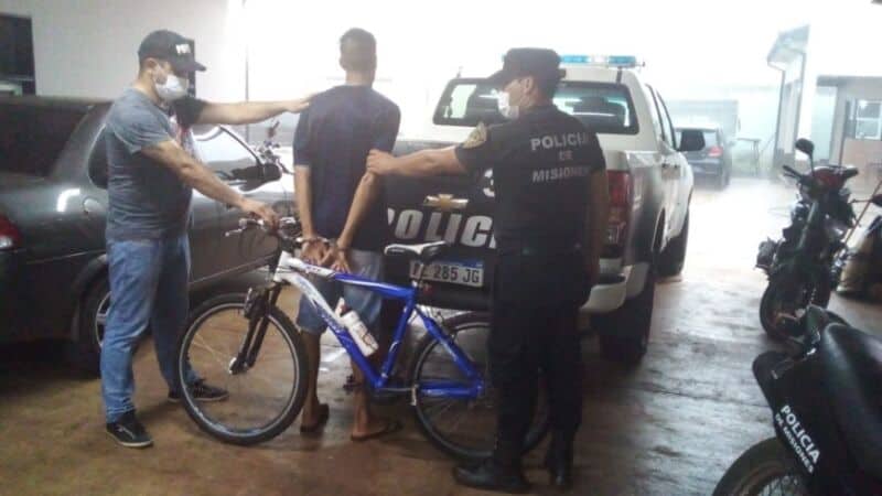 Capioví: recuperaron una bicicleta robada y detuvieron al presunto autor
