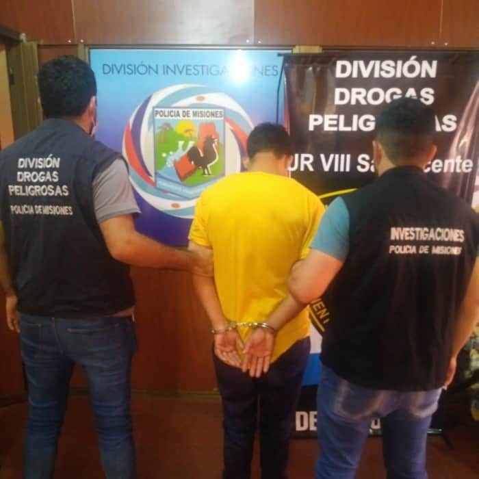 Policías encubiertos detuvieron en San Vicente a prófugo por un robo calificado