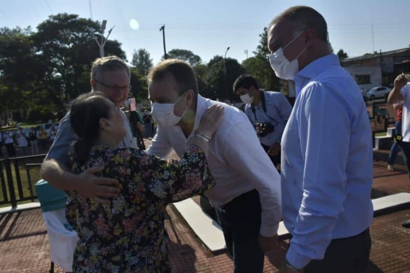 Arce visitó Campo Viera en su 86° aniversario 