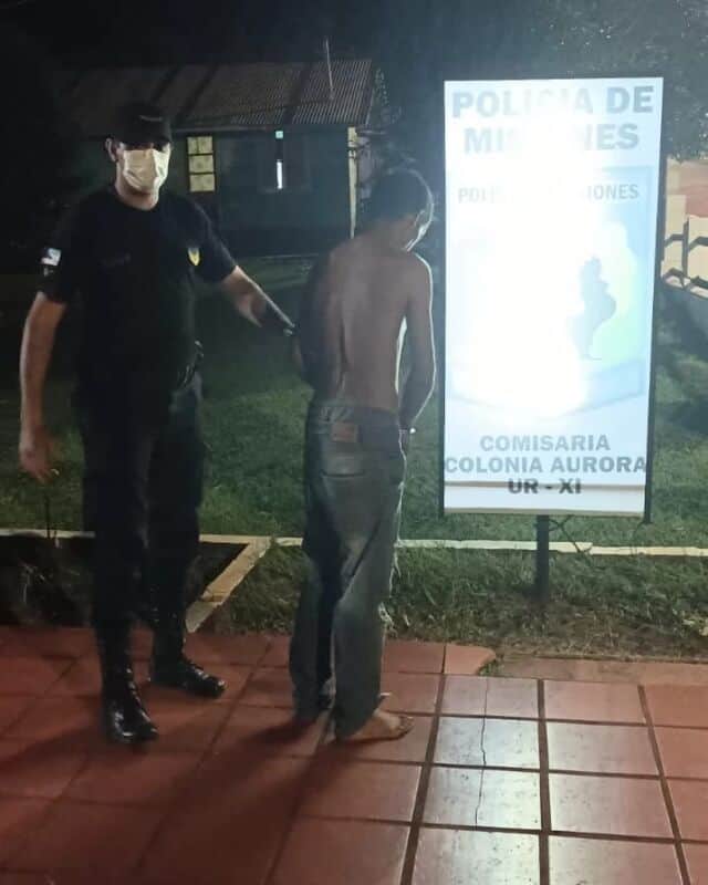 Colonia Aurora: detuvieron a un hombre que habría amenazado a su sobrina
