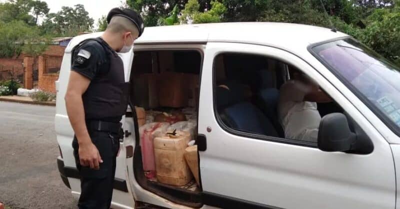 Incautaron múltiples bidones de nafta que eran trasportados de manera irregular en Puerto Rico