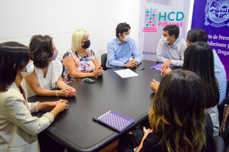El Concejo posadeño y el Ministerio de Prevención de Adicciones trabajarán en conjunto para concientizar sobre las adicciones