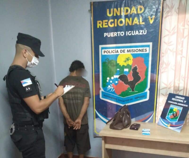 Andresito: detuvieron a un hombre que sustrajo una cartera de una vivienda