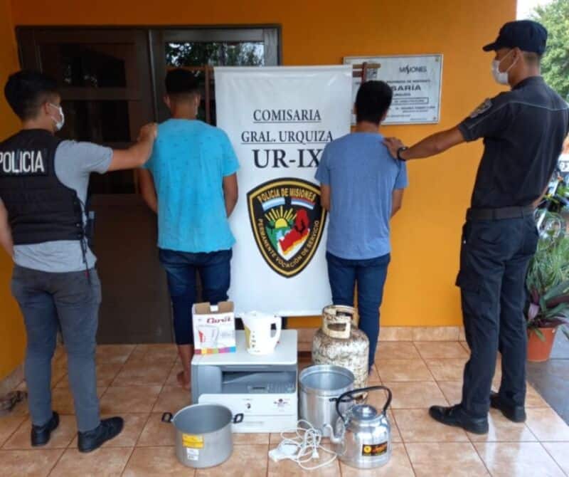 Atraparon a dos jóvenes que ofrecían elementos sustraídos de una capilla de Santo Pipó