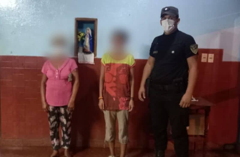 Ya se encuentra con sus familiares la mujer buscada en El Soberbio