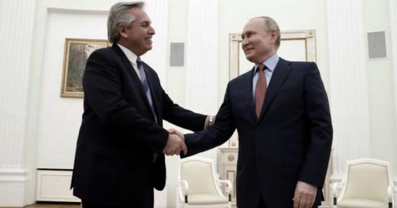 Fernández junto a Putin: “Argentina tiene que dejar la dependencia del FMI”
