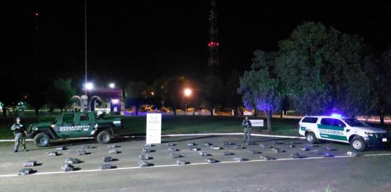 General Urquiza: gendarmes secuestraron más de 521 kilos de marihuana luego de un tiroteo