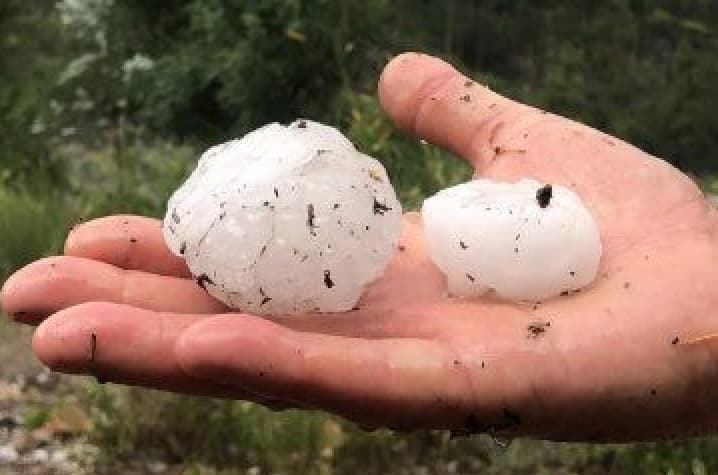 Video: impactantes imágenes de la caída de granizo en Santa Fe, Córdoba y Mendoza