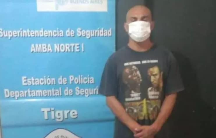 Detuvieron a “La Hiena” Barrios por violencia de género