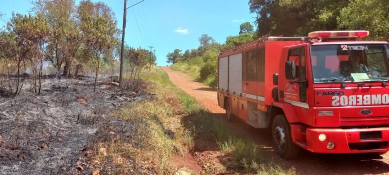 Se registraron nuevos incendios en diferentes localidades de Misiones