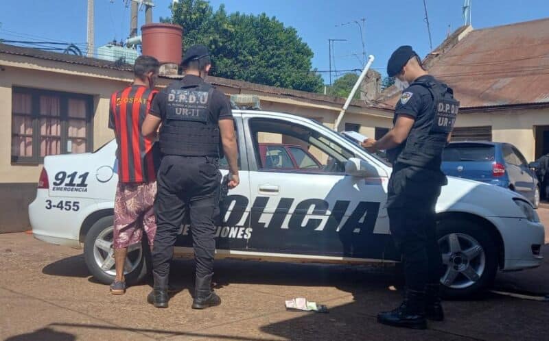 Oberá: terminó detenido por robar a punta de cuchillo