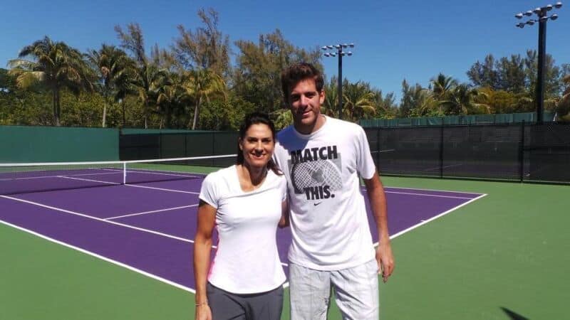 Gabriela Sabatini le dedicó un posteo a Juan Martín del Potro: “Tenés una vida por delante”
