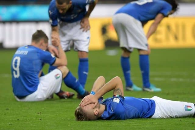 Italia quedó afuera del Mundial por segunda vez consecutiva