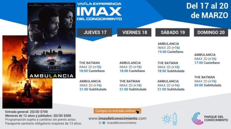 Cartelera IMAX 2 - 1