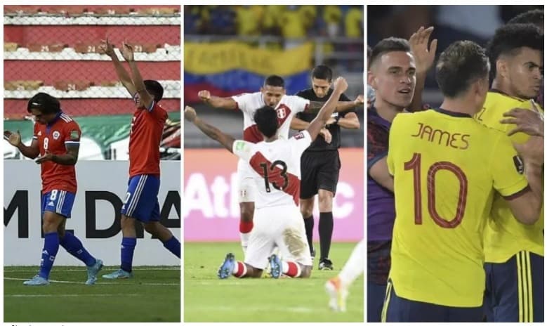 Qué necesitan Perú, Chile y Colombia para estar en el repechaje de Qatar 2022