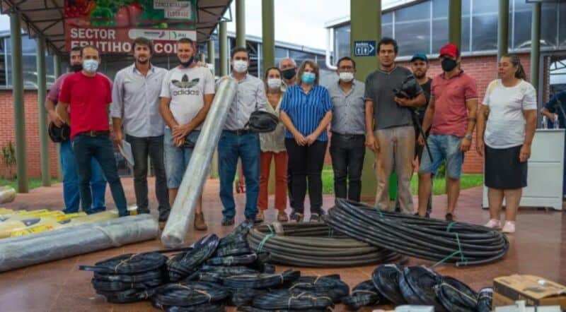 Entregaron asistencias financieras a productores del Mercado Concentrador de Eldorado