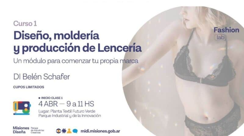 El MiDi abrió las inscripciones al curso gratuito de confección de lencería