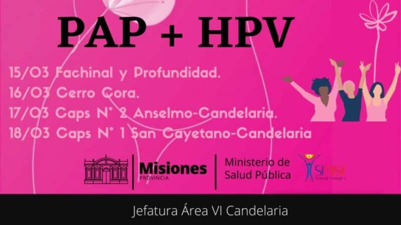 Mes de la Mujer: realizarán operativos de tomas de muestra de PAP y HPV 7 14 - PAP y HPV area VI - 13