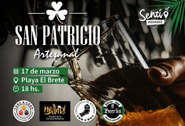 Posadas se tiñe de verde para disfrutar de San Patricio