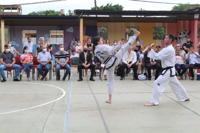 Las clases de taekwondo se extienden a todos los Hogares de Día de la provincia