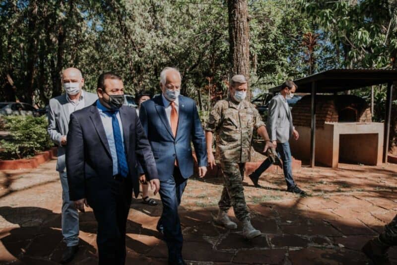 Herrera y Taiana dieron inicio a la instrucción básica de 1.500 aspirantes a soldados voluntarios 6 12 - VisitaMinistro Taiana 45 7 - 11