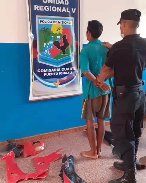 Recuperaron una motocicleta a las pocas horas de ser robada: hay un detenido