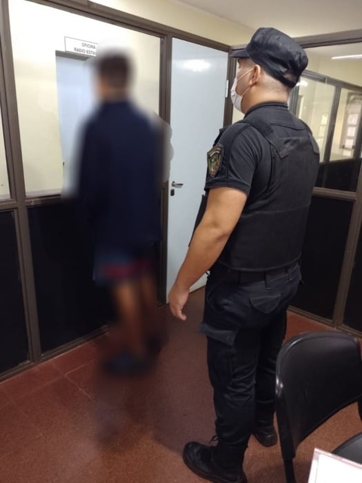 Menor terminó tras las rejas por agredir con un arma blanca a su padre