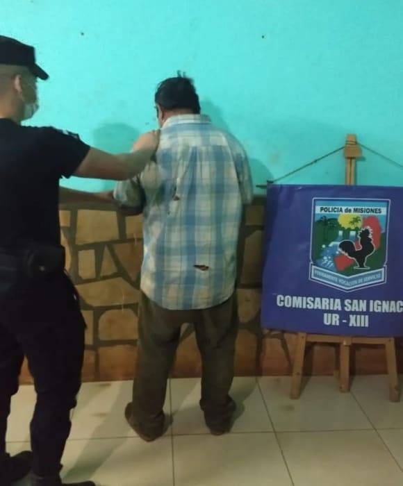 San Ignacio: terminó preso tras amenazar a su hijo con una escopeta