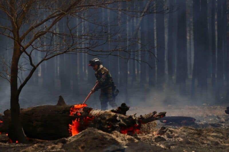 Corrientes: queda una decena de focos ígneos en lugares donde todavía no llovió