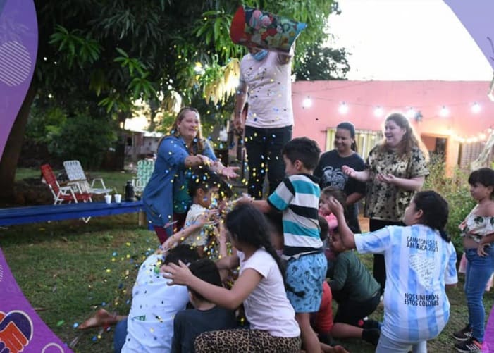 El PAS Posadas inauguró un merendero integrador en la chacra 242