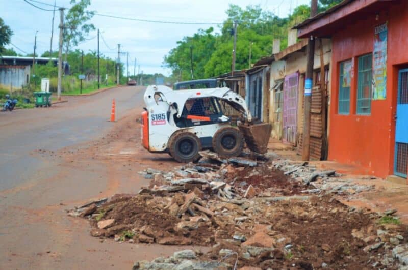 Red de agua potable del barrio Belén de Posadas: las obras se encuentran en su etapa final