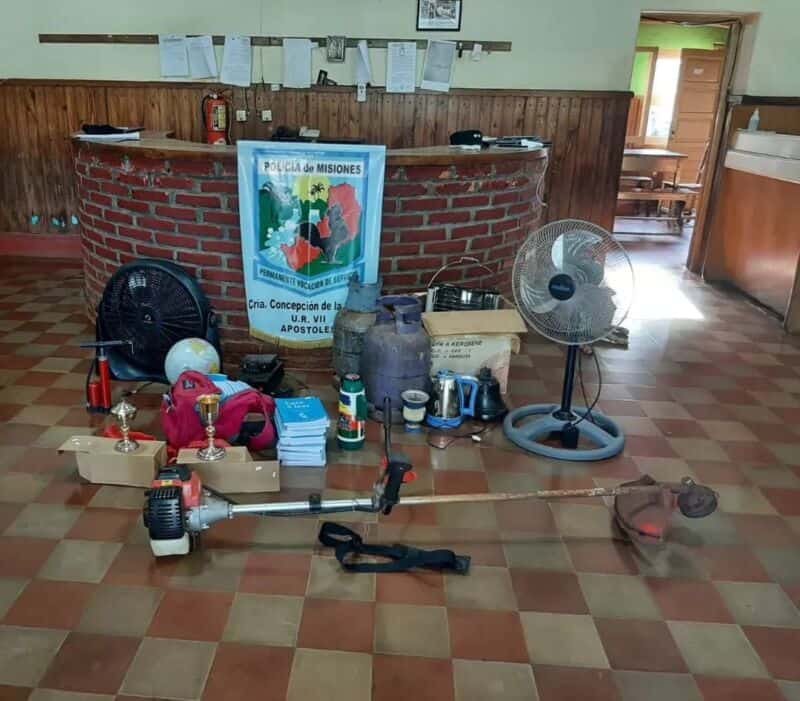 Dos detenidos por el robo de varios elementos de una escuela en Concepción de la Sierra