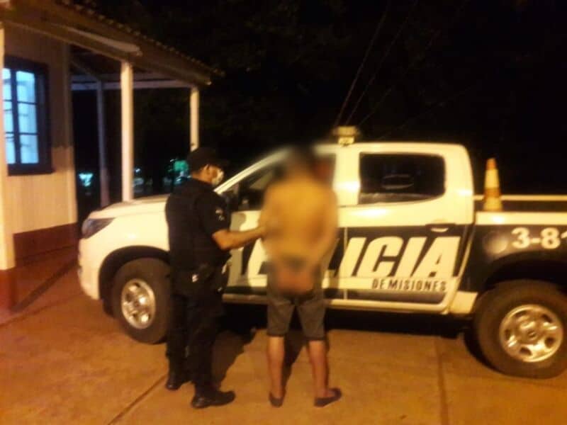 Campo Viera: detuvieron a un hombre que agredió a su ex pareja