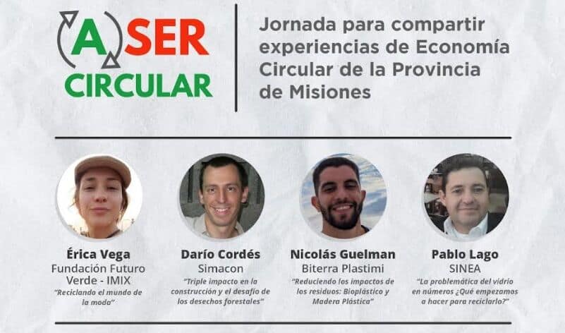 Ciclo de charlas sobre casos de Economía Circular en Misiones