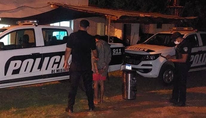 Terminó tras las rejas por robar un secarropas