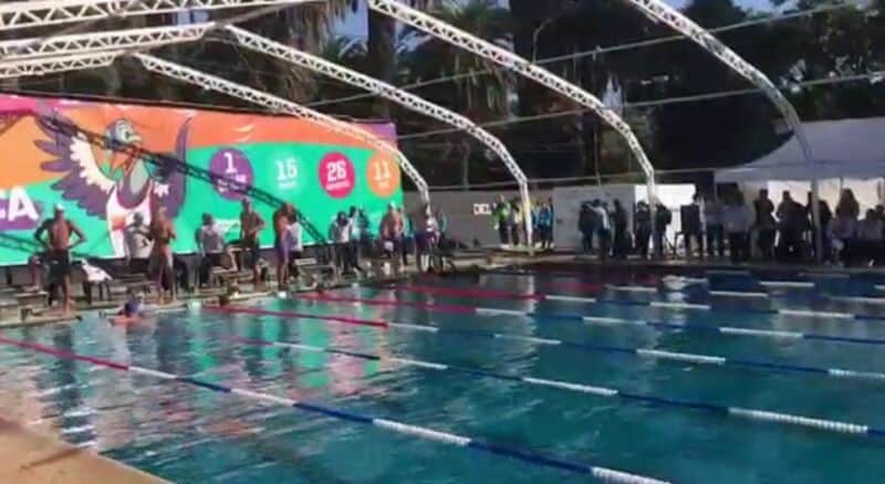 El nadador posadeño Méndez Brandt y un imprevisto debut en los Juegos Sudamericanos de Rosario