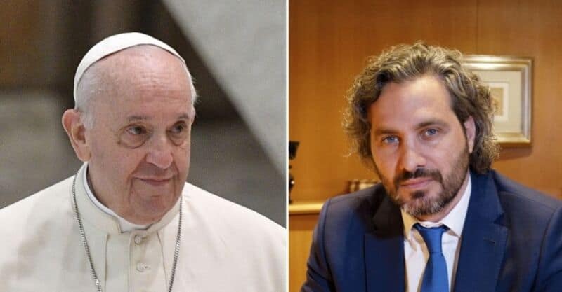 El Papa recibirá el viernes en una audiencia privada a Santiago Cafiero