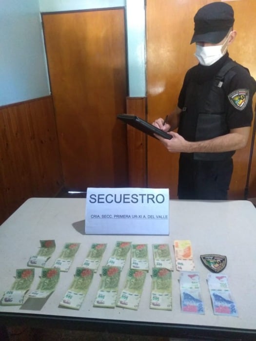 Detuvieron a un adolescente que habría robado 14 mil pesos de una vivienda de Aristóbulo del Valle