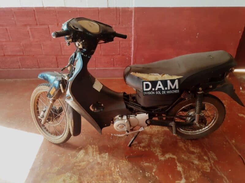 Posadas: circulaba con una moto robada y terminó detenido