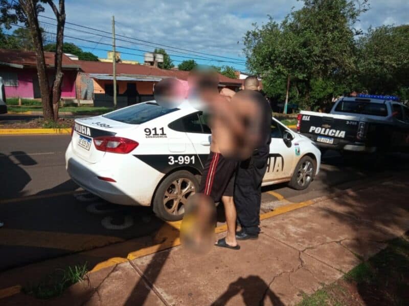 Posadas: detuvieron a un joven que atacó con un cuchillo a su padrastro
