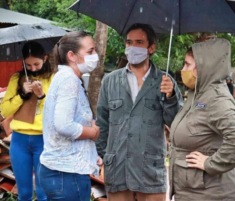 Tras la relocalización de 54 familias, se iniciaron las aperturas de calles en "Las Tacuaritas" 1 2 - apertura de calles 2 - 1